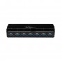 StarTech.com HUB USB 3.0 a 7 porte alimentato - Perno e concentratore USB 3.0 ultra veloce - Nero (ST7300USB3B)