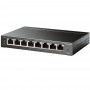 TP-LINK TL-SG108PE Non gestito Gigabit Ethernet (10/100/1000) Supporto Power over Ethernet (PoE) Nero (TL-SG108PE)