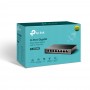 TP-LINK TL-SG108PE Non gestito Gigabit Ethernet (10/100/1000) Supporto Power over Ethernet (PoE) Nero (TL-SG108PE)