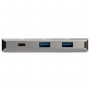 StarTech.com Hub USB-C a 3 porte con Gigabit Ethernet RJ45 GbE - 2x USB-A, 1x USB-type C - Adattatore SuperSpeed 1 (HB31C2A1CGB)
