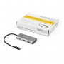 StarTech.com Hub USB-C a 3 porte con Gigabit Ethernet RJ45 GbE - 2x USB-A, 1x USB-type C - Adattatore SuperSpeed 1 (HB31C2A1CGB)