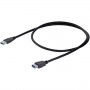 StarTech.com Cavo di prolunga USB 3.0 SuperSpeed da 1 m A ad A nero - M/F (USB3SEXT1MBK)