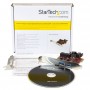 StarTech.com Scheda Espansione PCI Express USB 3.0 a 4 porte - 2 interne, 2 esterne - Adattatore PCIe alimentato S (PEXUSB3S2EI)