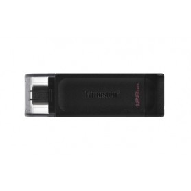 Kingston Technology DataTraveler 70 unità flash USB 128 GB USB tipo-C 3.2 Gen 1 (3.1 Gen 1) Nero (DT70/128GB)