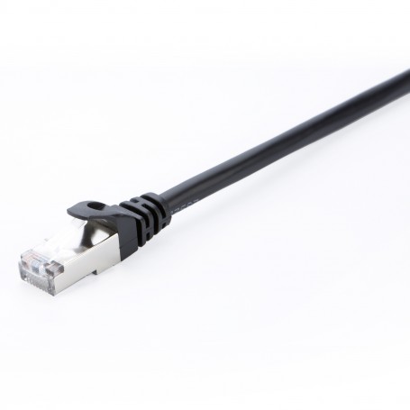 V7 Cavo di rete schermato CAT6 STP 01M Nero (V7CAT6STP-01M-BLK-1E)