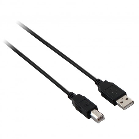 V7 Cavo USB nero da USB 2.0 A maschio a USB 2.0 B maschio 3m 10ft (V7E2USB2AB-03M)