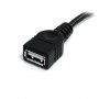 StarTech.com Cavo prolunga USB2.0 da A ad A - Cavo Extender USB 2.0 Maschio / Femmina da 1,8m (USBEXTAA6BK)