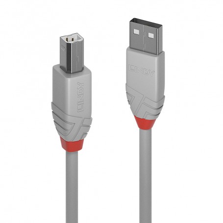 Lindy 36684 cavo USB 3 m USB 2.0 USB A USB B Grigio (36684)