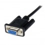 StarTech.com Cavo seriale null modem DB9 RS232 nero 1 m - F/M (SCNM9FM1MBK)