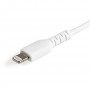 StarTech.com Cavo da USB-A a Lightning da 30cm bianco - Robusto e resistente cavo di alimentazione/sincronizzazi (RUSBLTMM30CMW)