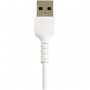 StarTech.com Cavo da USB-A a Lightning da 30cm bianco - Robusto e resistente cavo di alimentazione/sincronizzazi (RUSBLTMM30CMW)