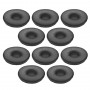 Jabra 14101-49 cuscinetto per auricolari Finta pelle Nero 10 pz (14101-49)