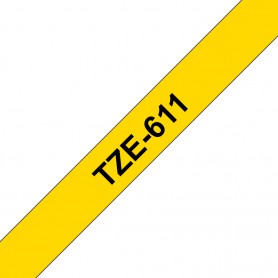 Brother TZE611 nastro per etichettatrice TZ (TZE611)