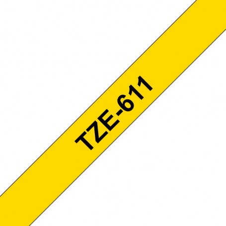 Brother TZE611 nastro per etichettatrice TZ (TZE611)