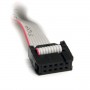 StarTech.com Cavo per montaggio a pannello seriale maschio 9 pin a collettore scheda madre 10 pin da 40 cm ca. (PNL9M16)