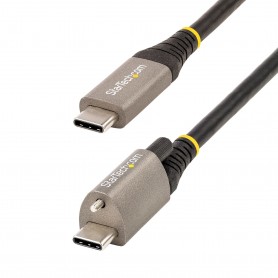 StarTech.com Cavo USB-C con viti di bloccaggio superiori da 50cm - Cavo da USB-C a USB- C certificato 10Gbps - (USB31CCTLKV50CM)