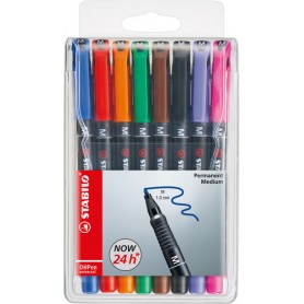STABILO OHPen universal permanent, 8 Pack marcatore permanente (843/8)