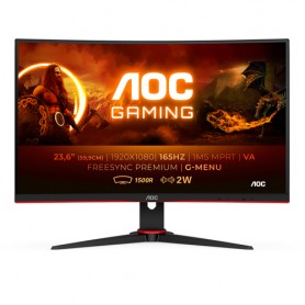 AOC G2 C24G2AE/BK Monitor PC 59,9 cm (23.6") 1920 x 1080 Pixel Full HD LED Nero, Rosso (C24G2AE/BK)