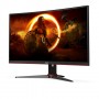 AOC G2 C24G2AE/BK Monitor PC 59,9 cm (23.6") 1920 x 1080 Pixel Full HD LED Nero, Rosso (C24G2AE/BK)