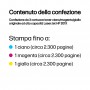 HP Confezione da 3 cartucce toner ciano/magenta/giallo originale ad alta capacità LaserJet 201X (CF253XM)