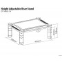 V7 Supporto regolabile in base all'altezza (DT1HARS-1E)