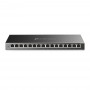 TP-LINK TL-SG116E Non gestito Gigabit Ethernet (10/100/1000) Nero (TL-SG116E)