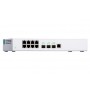 QNAP QSW-308-1C switch di rete Non gestito Gigabit Ethernet (10/100/1000) Bianco (QSW-308-1C)