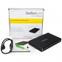 StarTech.com Box Esterno Universale per disco rigido SATA III da 2,5" USB 3.0 - Case SSD/HDD portabile SATA 6 Gbps (UNI251BMU33)