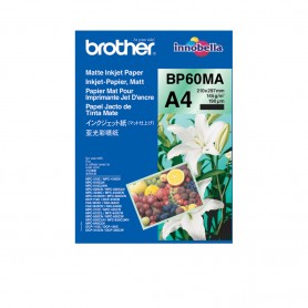 Brother BP60MA3 Inkjet Paper carta inkjet A3 (297x420 mm) Opaco 25 fogli Bianco (BP60MA)