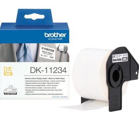 Brother DK-11234 etichetta per stampante Bianco Etichetta per stampante autoadesiva (DK11234)