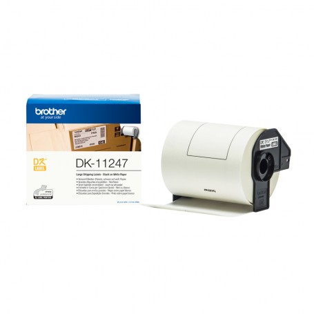 Brother DK-11247 nastro per etichettatrice Nero su bianco (DK11247)