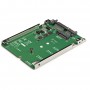 StarTech.com Adattatore da SSD M.2 SATA a SATA da 2,5", convertitore da M.2 NGFF a SATA, altezza 7 mm, adattatore per unità dis