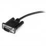 StarTech.com Cavo seriale diretto RS232 DB9 50 cm nero - M/F (MXT10050CMBK)