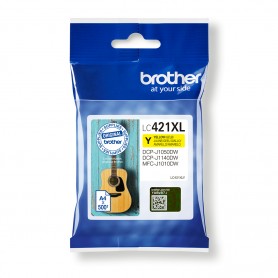 Brother LC-421XLY cartuccia d'inchiostro 1 pz Originale Resa elevata (XL) Giallo (LC421XLY)