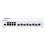 QNAP QSW-M408-4C switch di rete Gestito L2 Gigabit Ethernet (10/100/1000) Bianco (QSW-M408-4C)