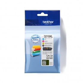 Brother LC-3219XLVAL cartuccia d'inchiostro 4 pz Originale Resa standard Nero, Ciano, Magenta, Giallo (LC3219XLVAL)