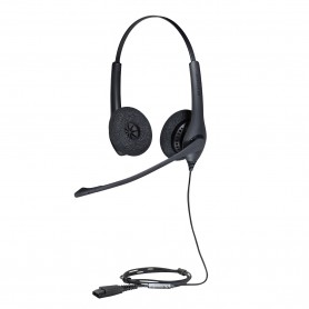 Jabra Biz 1500 Duo QD Cuffia Padiglione auricolare Nero (1519-0154)