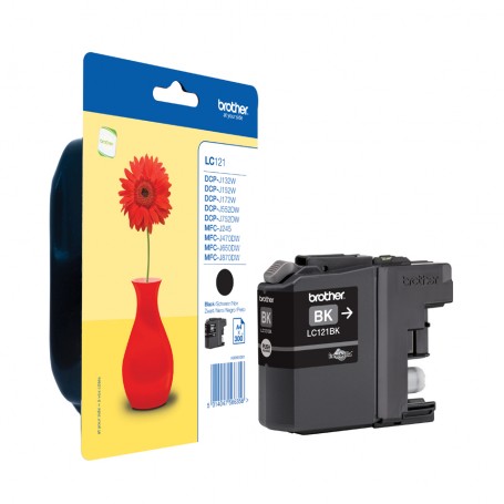 Brother LC-121BK cartuccia d'inchiostro Originale Nero (LC121BK)