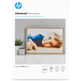 HP Confezione da 20 fogli carta fotografica lucida A3/297 x 420 mm Advanced (Q8697A)