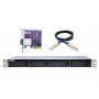 QNAP TL-R400S contenitore di unità di archiviazione Box esterno HDD/SSD Nero, Grigio 2.5/3.5" (TL-R400S)