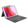 Logitech Combo Touch for iPad (7th, 8th, and 9th generation) Grafite Smart Connector QWERTY Italiano (920-009626)