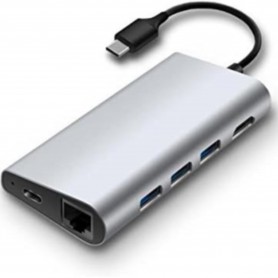 USB3.1 TYPE C/USB/SD/RJ45/DP/HDM (NLX-TC-8HUBMLAB)