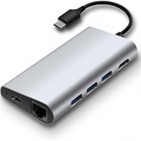 USB3.1 TYPE C/USB/SD/RJ45/DP/HDM (NLX-TC-8HUBMLAB)