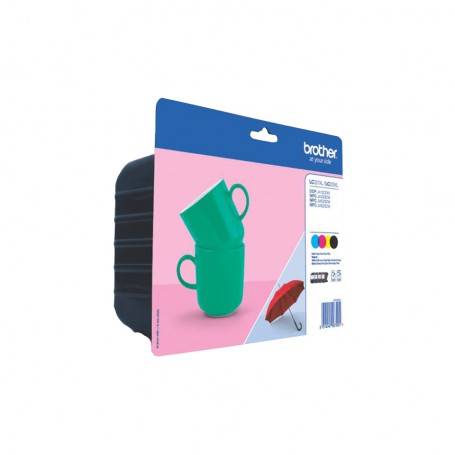 Brother LC-227XLVALBP cartuccia d'inchiostro 4 pz Originale Nero, Ciano, Magenta, Giallo (LC227XLVALBP)