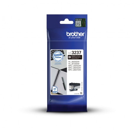 Brother LC-3237BK cartuccia d'inchiostro 1 pz Originale Resa standard Nero (LC3237BK)