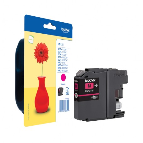 Brother LC-121M cartuccia d'inchiostro 1 pz Originale Magenta (LC121M)