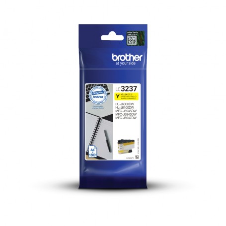 Brother LC-3237Y cartuccia d'inchiostro 1 pz Originale Resa standard Giallo (LC3237Y)