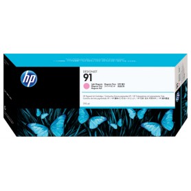 HP Cartuccia di inchiostro pigmentato magenta chiaro originale DesignJet 91 da 775 ml (C9471A)