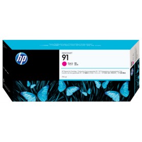 HP Cartuccia di inchiostro pigmentato magenta originale DesignJet 91 da 775 ml (C9468A)