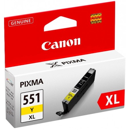 Canon CLI-551XL Y cartuccia d'inchiostro 1 pz Originale Resa elevata (XL) Giallo (6446B001)